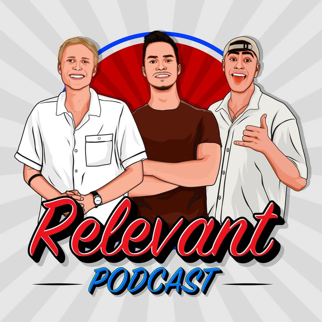 Relevant Podcast: Krause, JK og Mat tegnet som logo